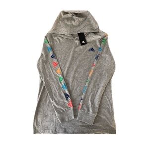 Adidas long sleeve tshirt hoodie.